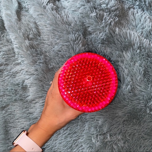 2019 Starbucks Christmas Hot Pink Studded Tumbler - Picture 5 of 6